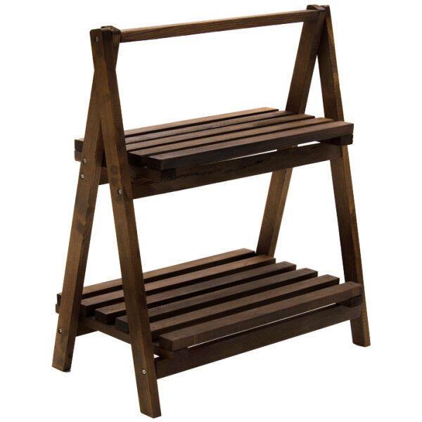 Ραφιέρα-στάντ φυτών Fenno ξύλo καρυδί 58x34x67xεκ