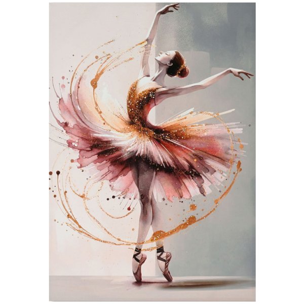 Πίνακας σε καμβά Dancito I Inart 70x2.5x100εκ
